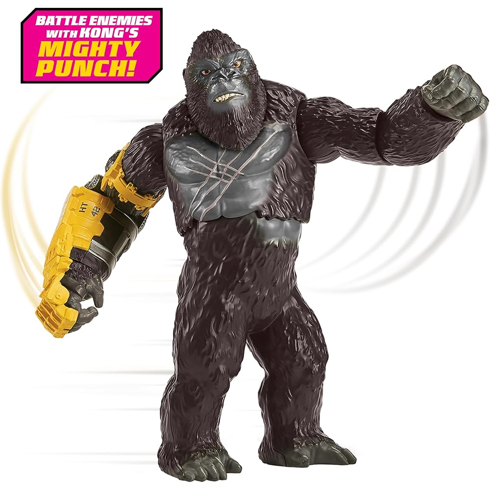 Фигурка MonsterVerse Годзилла x Конг 11 дюймов, Гигантский Конг, Катай и сражайся, Фигурка с ударным действием