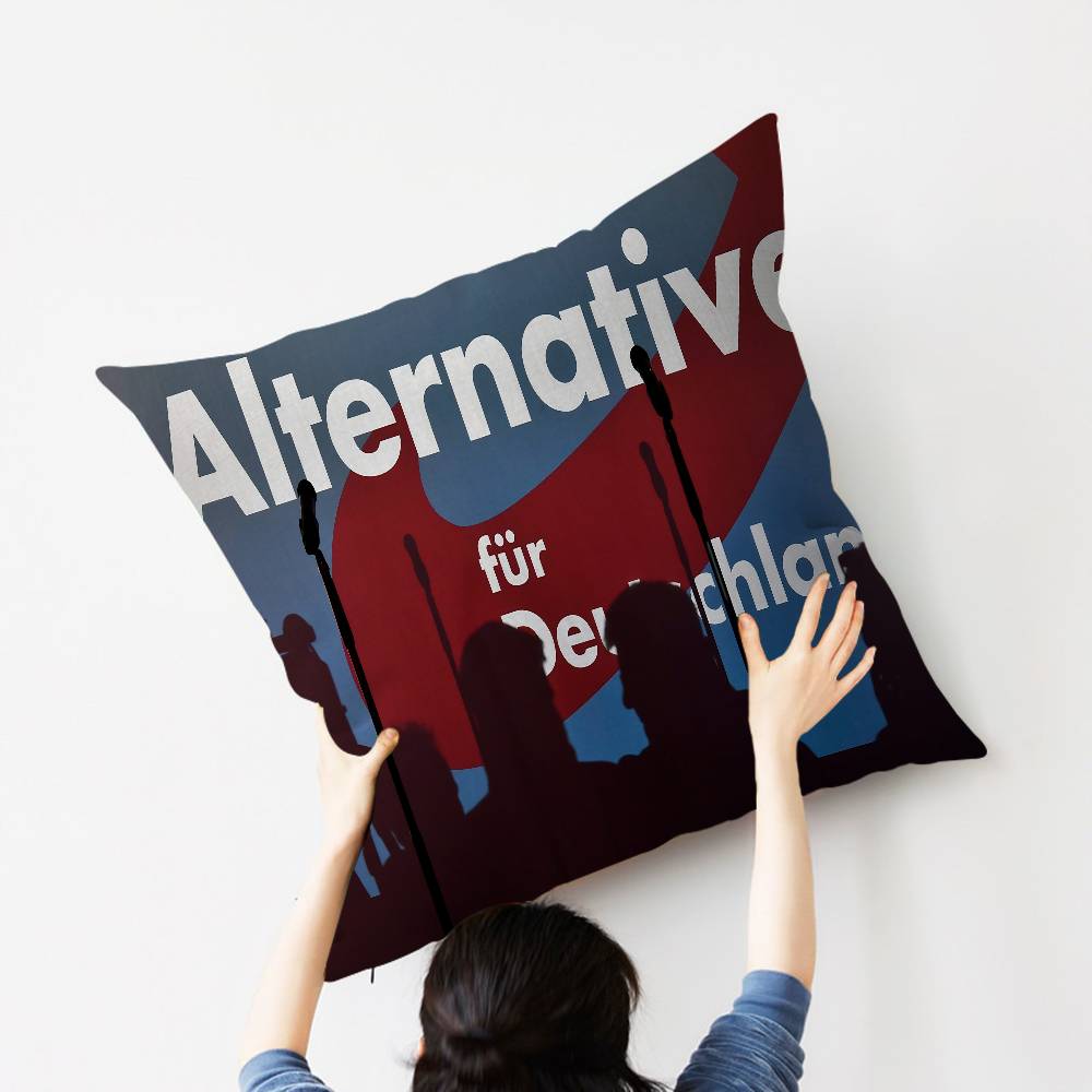 AFD Альтернативный Флаг Германии Подушка Аниме Подушка Подушка для изголовья дивана Чехол для подушки Чехол для подушки 45x45 см Мода