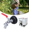 IBC Tote Tank Adapter Rustproof Corrosion Resistant Easy To Install Garden Hose Connector