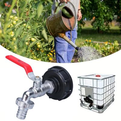 Адаптер для бака IBC Tote, устойчивый к коррозии, простой в установке, соединитель для садового шланга