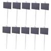 Plant Labels Novelty Garden Markers Natural Makers Slate Pack of 10 Stainless Steel Rod Slate Garden Signs for Garden