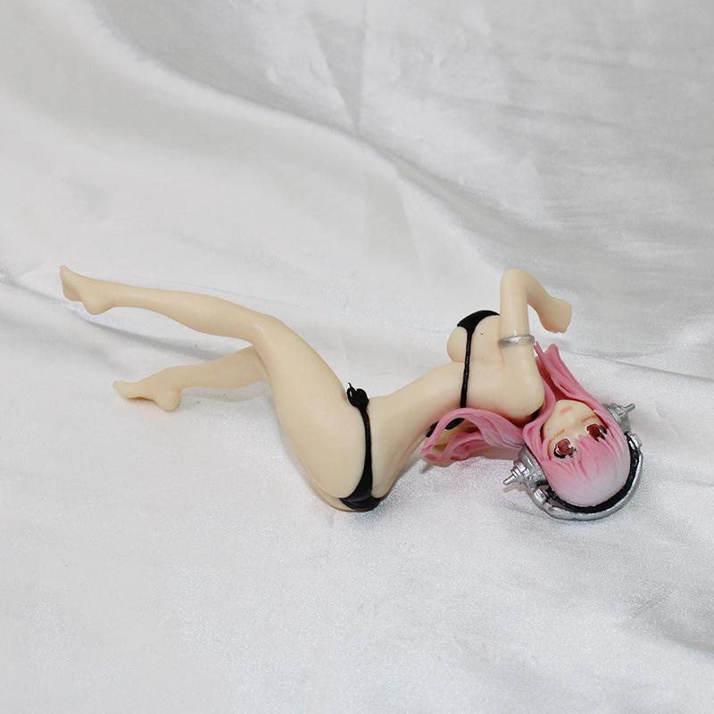 Аниме сексуальная девушка Sonico Рисунок Игрушки Прессованная лапша быстрого приготовления Украшение торта Кукла Декор автомобиля