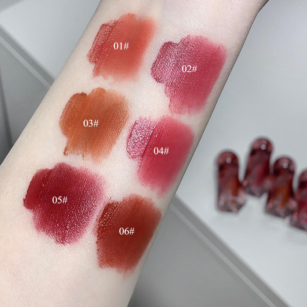 Мягкая пряжа Art Lip Mud Misty Soft Matte Velvet Lip Glaze Высокопигментированная губная помада с эффектом росы Легко окрашиваемая помада-блеск для губ Кремовый шелковистый Подарки на День святого Валентина