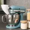 Воронка для муки для миксера Kitchen Aid Artisan, Подходит для KSM150, Фильтр-насадка из АБС-пластика для предотвращения переполнения и загрязнения
