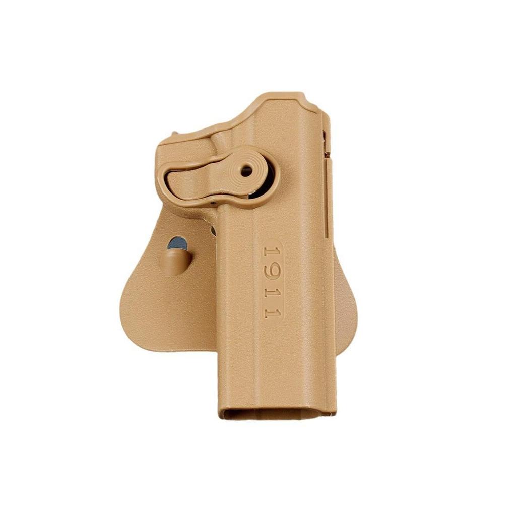 Тактический набор для быстрого извлечения 1911 с поясной кобурой, фонариком и резиновым тренировочным снаряжением