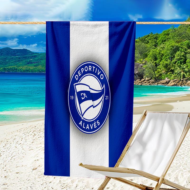 Deportivo FC Printed Beach Towel, Super Soft Microfiber, Perfect Gift Birthday, for Pool, Beach, Travel, for family and friends