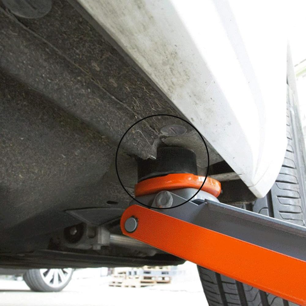 LOYELEY Jacking Pad 12.5*2.6cm Jack Pad Rubber Pad Super Heavy Duty Jack Up Adapter Universal Jack Attachment