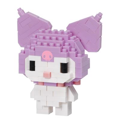Kawada nanoblock Персонажи Sanrio Kuromi Возраст 12 и Набор из 160 деталей, Вверх, NBCC_179