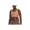 Nike Wsh Icnclsh Gx Brabra Logo Sports Bra Women Underwear Tan DD1142-256