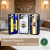Турция F-F ФенербахчеS-E Чехол для телефона для iPhone17,16,15,14,13,12,11 Plus,Pro Max Магнитный для Magsafe Беспроводная зарядка