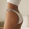 Women Sexy Leopard Panties Low-waist Underwear Thong Female G String Breathable Lingerie Temptation Cotton Intimates EMA
