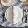 45×45cm Plaid Napkin Cloth Western Dining Table Decoration Placemat Household Absorbent Table Cloth
