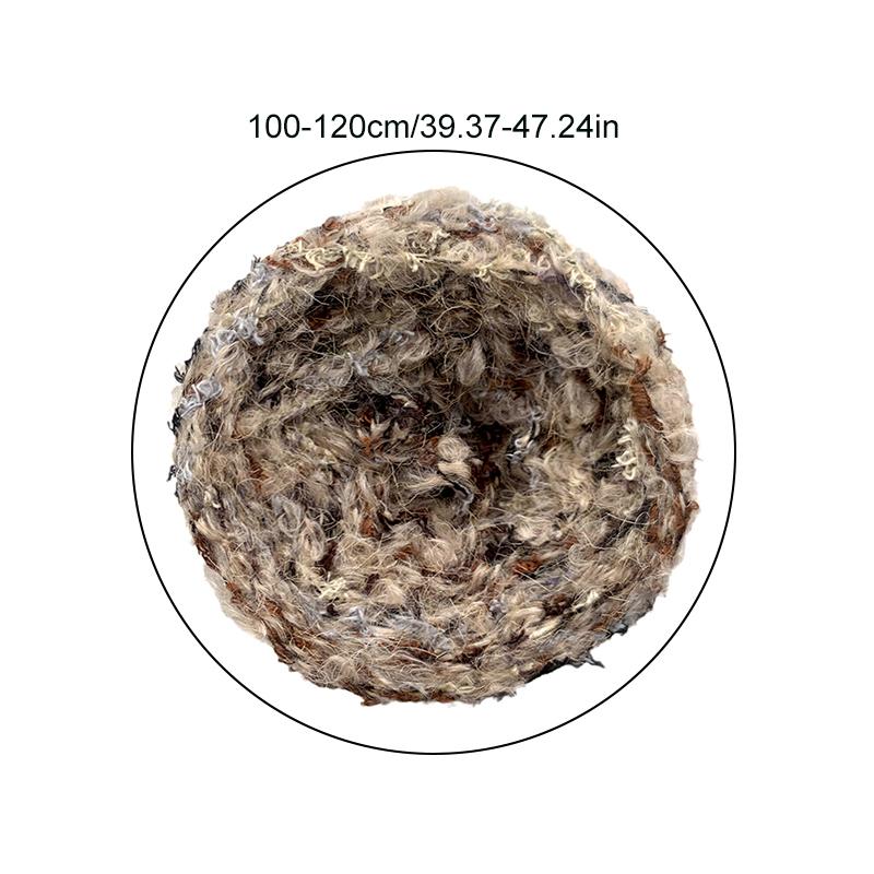 1 шт. цветная стильная пряжа с перьями, пушистая мягкая пряжа, клубок, принадлежности для вязания крючком своими руками