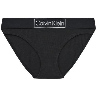 Нижнее белье Slim Fit Low Rise с принтом логотипа спереди Женское нижнее белье черного цвета 000QF6775E-UB1