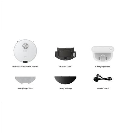 Midea | Robot Vacuum Cleaner | M9 | Wet&Dry | Operating time (max) 180 min | Lithium Ion | 5200mAh | Dust capacity 0.25 L | 4000 Pa | White