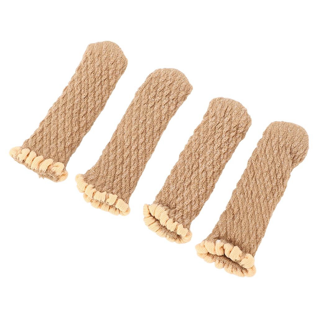 20 шт. Утолщенные вязаные чехлы-протекторы для ножек стола и стула, носки для мебельных ножек для паркета