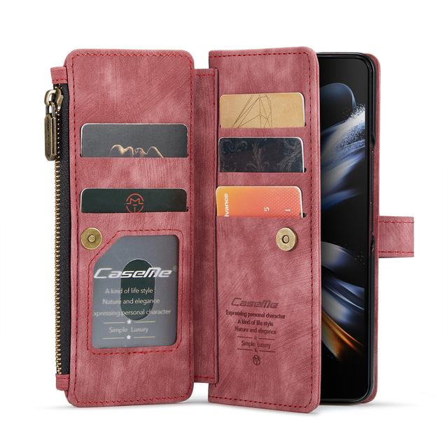 Luxury Leather Wallet Cover Case For Samsung Galaxy Z Fold 4 5g Fold3 Fold 3 Fold4 Zfold4 S23 Plus S22 Ultra S21 S20 Fe Cases