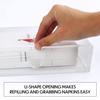Acrylic Plastic High Transparency Trendy Instagram-style square Napkin Holder and Tissue Box for Table and bar Decor Parties