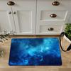 1 шт. анти-усталостные кухонные коврики, принт звездного неба, водонепроницаемый нескользящий толстый мягкий кухонный коврик, прочный, удобный стоячий коврик для кухни