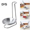 Stainless Steel Soup Ladle Holder Removable Prevent Drips Eating Hotpot Soup Spoon Rack
