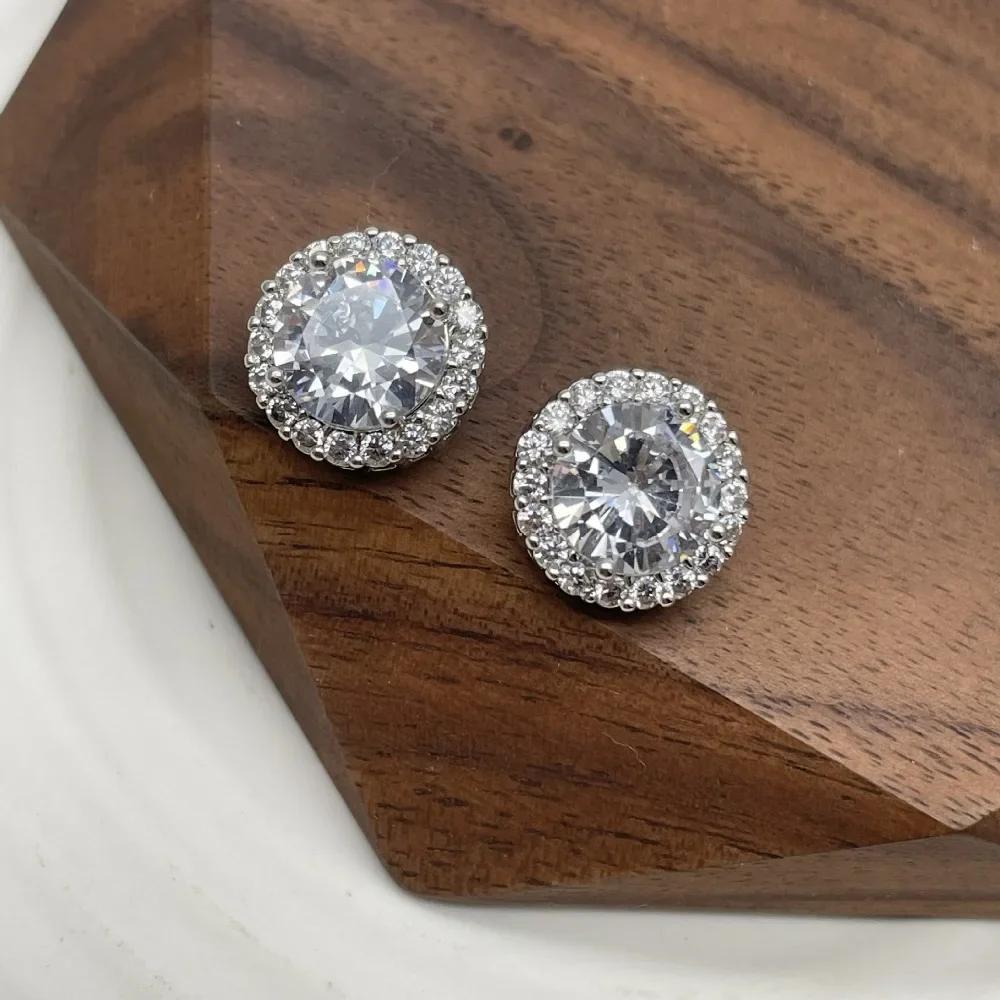 Блестящие роскошные пуговицы из циркония 12,5 мм круглые латунные пуговицы на ножке женские декоративные пуговицы для одежды