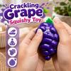 Crunchy Crackling Grape Squishy Toy Soft TPR Fidget Toy Novelty Grape Stress Ball  Home Decoration