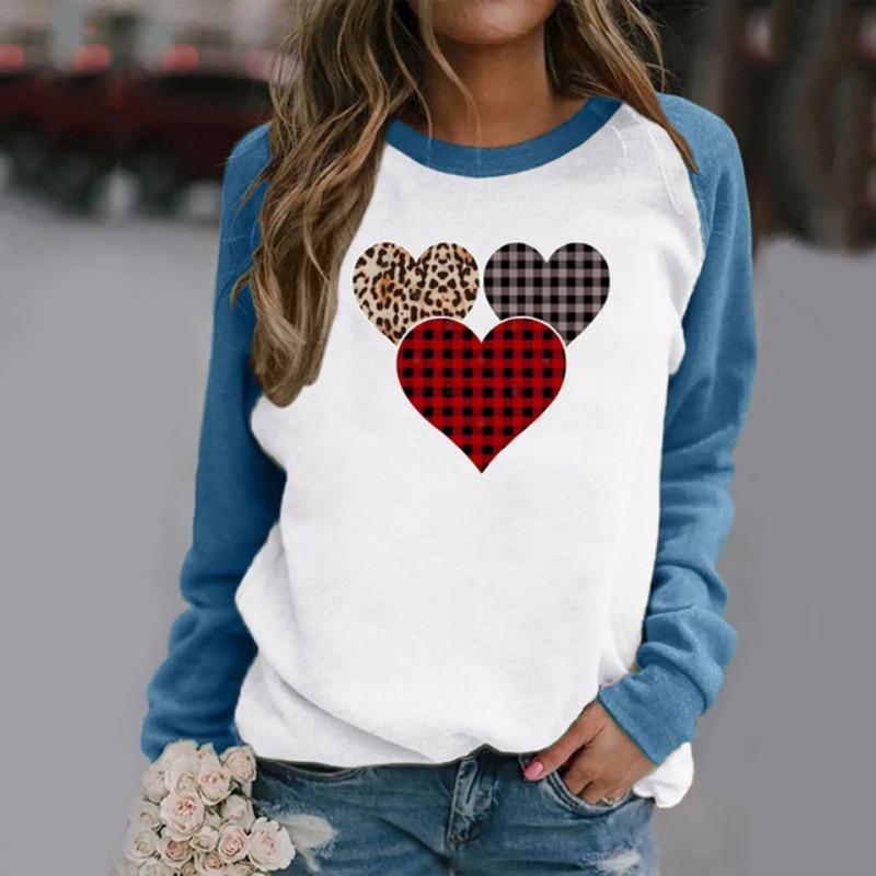 Women's Long Sleeve Tops 3d Cute Printed Black Long Sleeve T-shirts & Blouse Autumn Winter Female Clothing 2024 Women Sweashirts