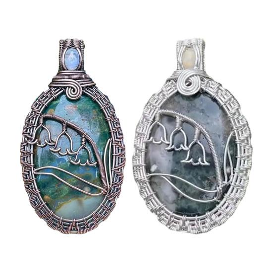 Ожерелье-подвеска ручной работы, привлекательное, элегантное, женское, ручной работы, подарочное на День матери, день рождения