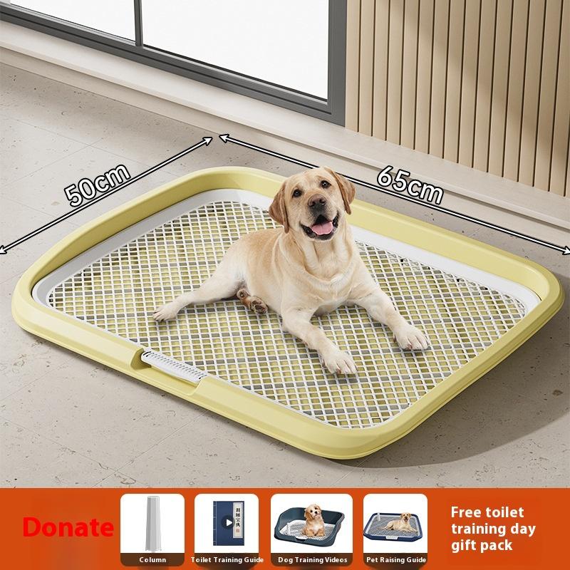Dog Potty Training Toilet, Plastic Dog Pee Pad Holder With Removable Net, Reusable Dog Potty Trainer Dog Toilet Tray For Pets Up