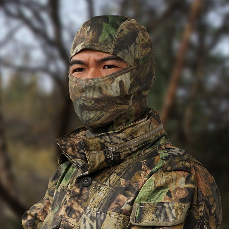 Breathable And Sun - Resistant Camouflage Full Face Mask Wargame Hat Hunting Bicycle Cycling Army Multicam Bandana Neck Gaiter