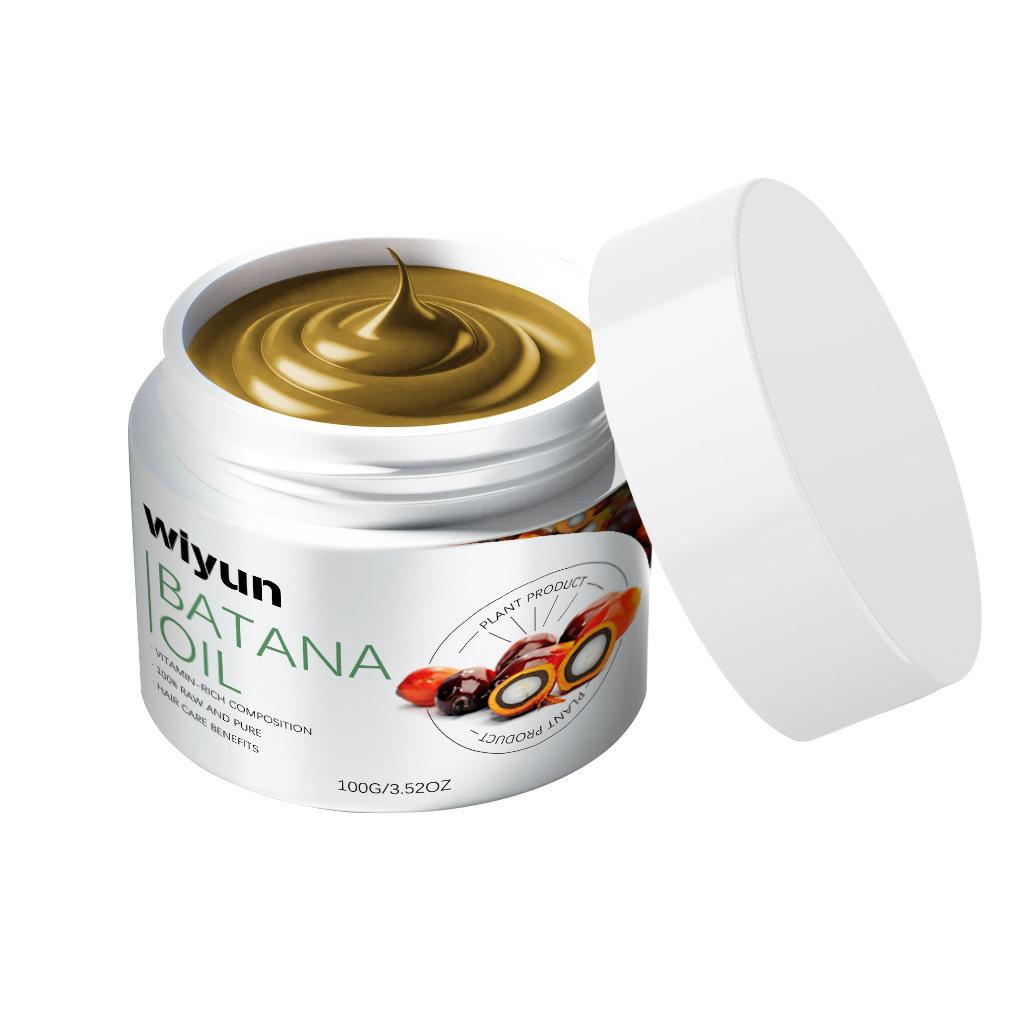 Batana Oil Hair Cream, Gentle Hair Care Repair Frizzy Softness Moisturizing Hair Cream