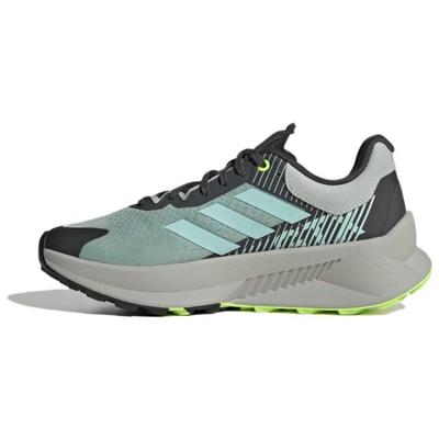 Terrex Soulstride Flow Gore-Tex Wonder Silver Semi Flash Aqua Lucid Lemon (Женский) Женские кроссовки ID6715