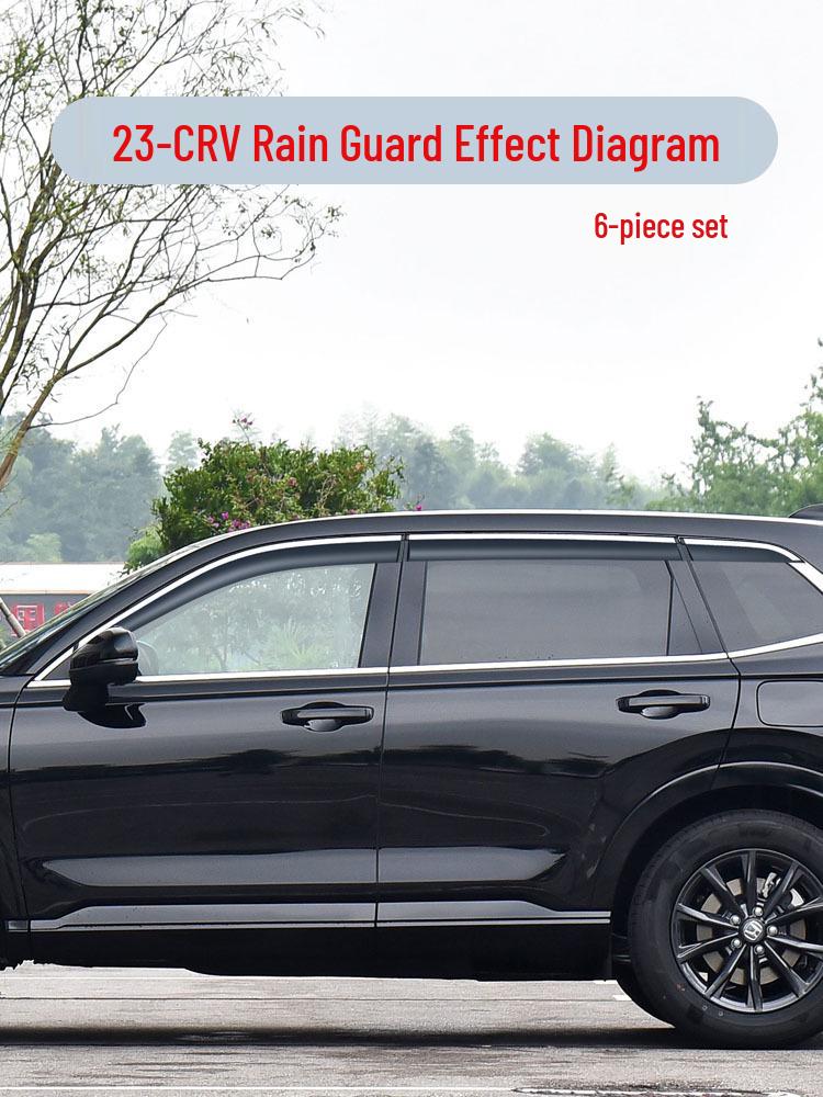 Дефлекторы боковых окон Honda CRV (от дождя и солнца): Дефлекторы окон и дверей