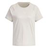 Cool Sensation Sport Casual Short Sleeve T-Shirt Women Tops Alumina-Brown JJ3583