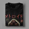Футболка Parasitic Kaiju Super Metroid для мужчин, игровая креативная футболка из чистого хлопка, футболки с коротким рукавом, топы с графическим принтом