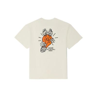 Vans Футболка унисекс с коротким рукавом и круглым вырезом, винтажный белый цвет, американская винтажная VN0A7PZQ3KS