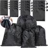 Drawst Closure Drawstring Storage Pouch Nylon Waterproof Multi-Functional Storage Bag Portable Dustproof Makeup Bags