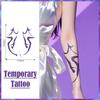 НОВЫЙ набор временных татуировок K-pop «Охотники на демонов» с узорами Руми и Джину | Вечеринка на день рождения HUNTR/Xi Saja Хэллоуин Косплей Татуировки Руми