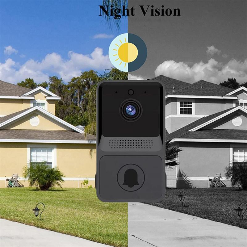 Wi-Fi видео дверной звонок, мини-беспроводная домашняя безопасность, защита домофона, двусторонняя аудиозапись, фото