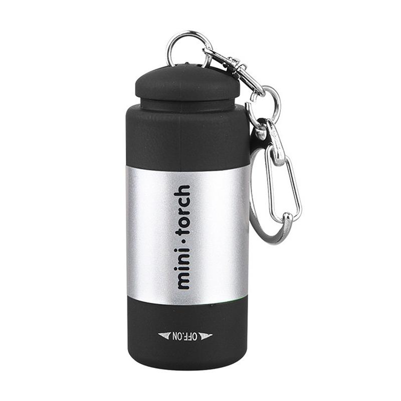 Mini Keychain Pocket Torch Usb Rechargeable Led Light Flashlight Lamp Waterproof Keychain Light For Outdoor Camping Hiking