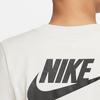 Nike Футболка с круглым вырезом и буквенным принтом, повседневная, удобная, с коротким рукавом, детские топы, белая, DO1813-072