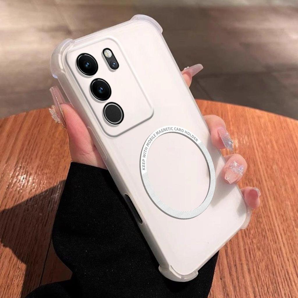 Мягкий Матовый Конфетный Чехол для Vivo V29 Pro 5G Эстетичный Полупрозрачный Чехол с Защитой от Падений
