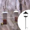 Bird Feeder Birdbath Antique Metal Easy Installation Birdfeeder Feeding Station for Lawn