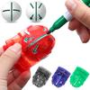 Golf Ball Line Marker Tool Spring Design Compact Size Portable Double-Sided Golf Ball Putting Alignment Marking Tool Accessory