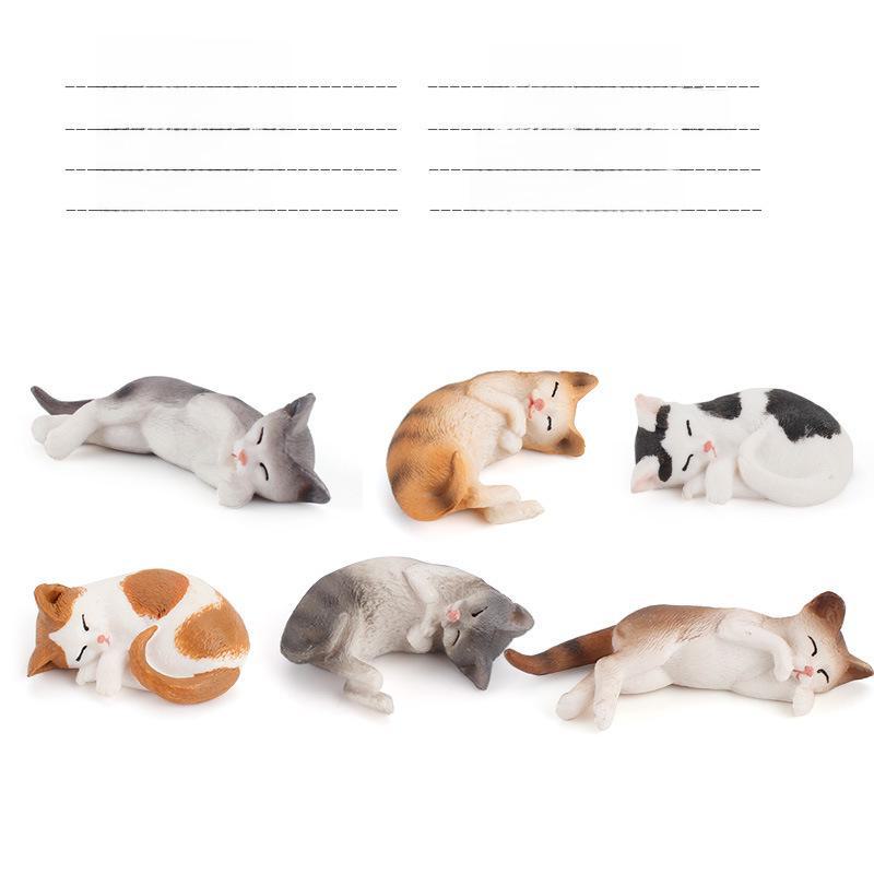 Детский набор игрушек «Черно-белый котенок» — китайские сельские украшения в виде кошечки