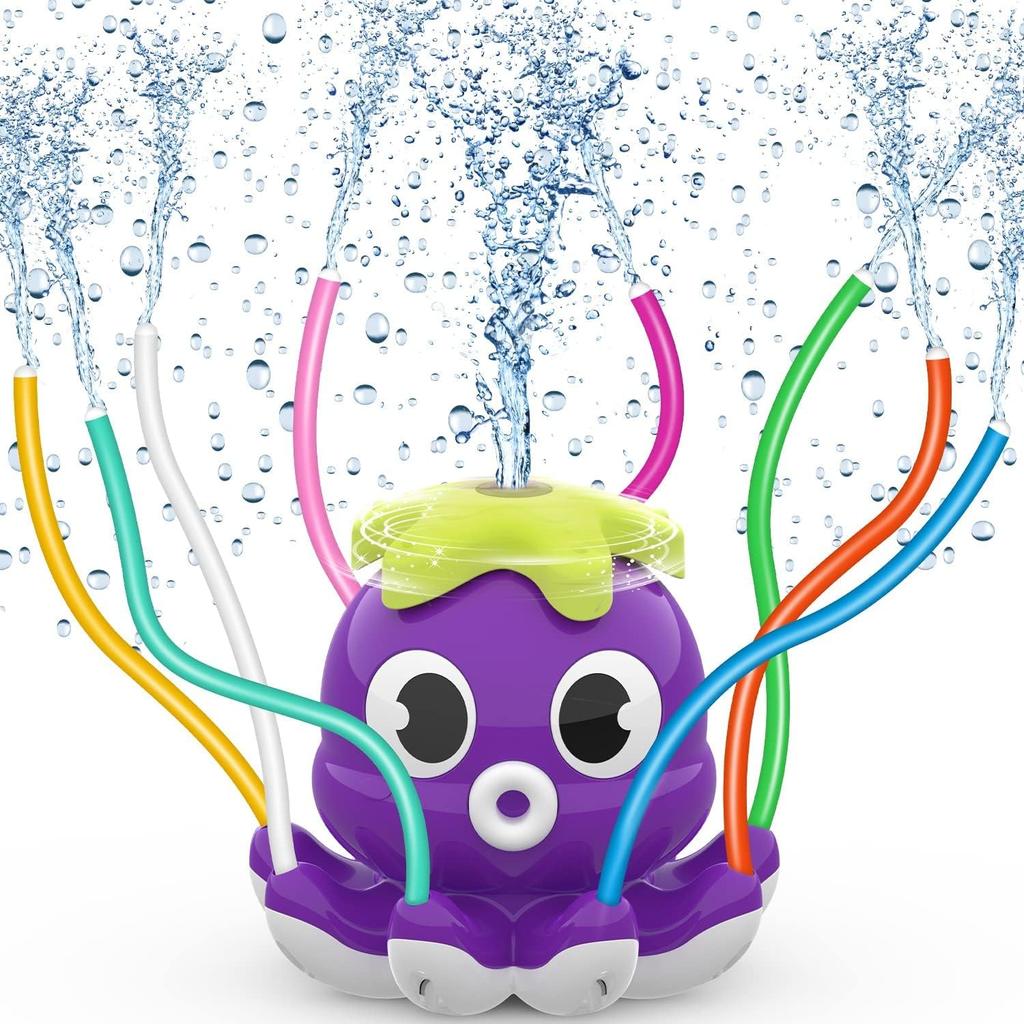 Водная игрушка Tosekry Детская игрушка для улицы от 3 до 8 лет для мальчиков и девочек, Игры с разбрызгивателем на открытом воздухе для детей, Садовая игрушка для детей, Детская уличная водная игра