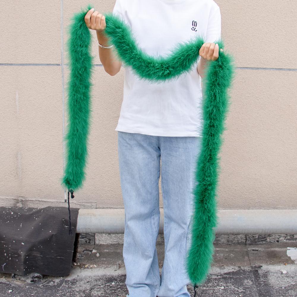 2M Turkey Marabou Feather Boa 11-50g for Scarf Clothing Christmas Tree Decor Shawl Craft Costume Wedding Dress Plume Accessories