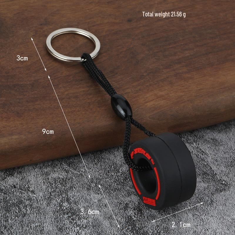 Custom PVC Tire Keychain: Personalized Car Mod Accessory
