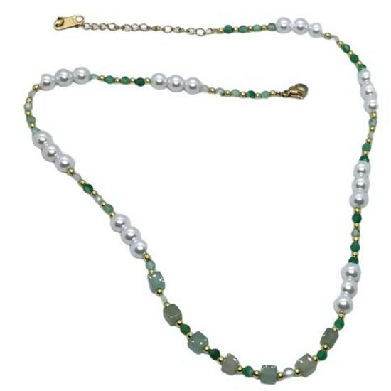 Элегантное серебряное жемчужное колье на ключицу - Простой и универсальный женский аксессуар