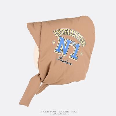 Пуховая хлопковая шапка-балаклава для мужчин и женщин, утолщенная теплая шапка с защитой ушей для осени и зимы, уличная ветрозащитная велосипедная шапка